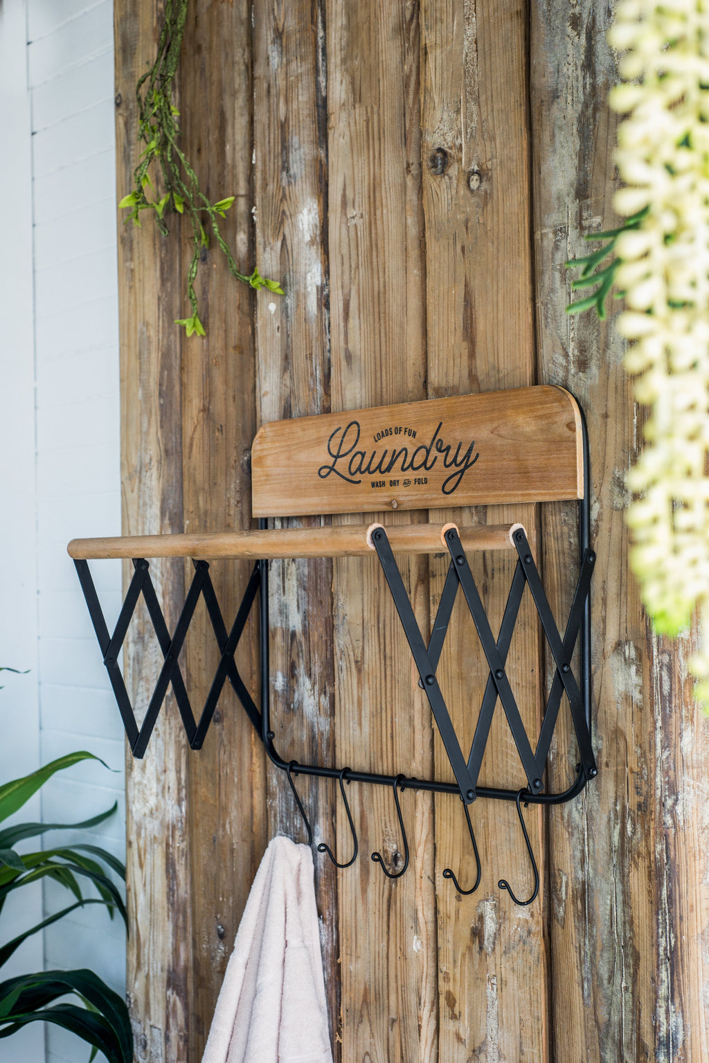 20x14x20 Laundry Rack with Accordion Design