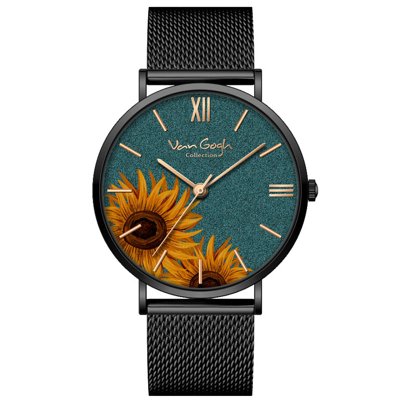 Van Gogh Sunflower Quartz Watch