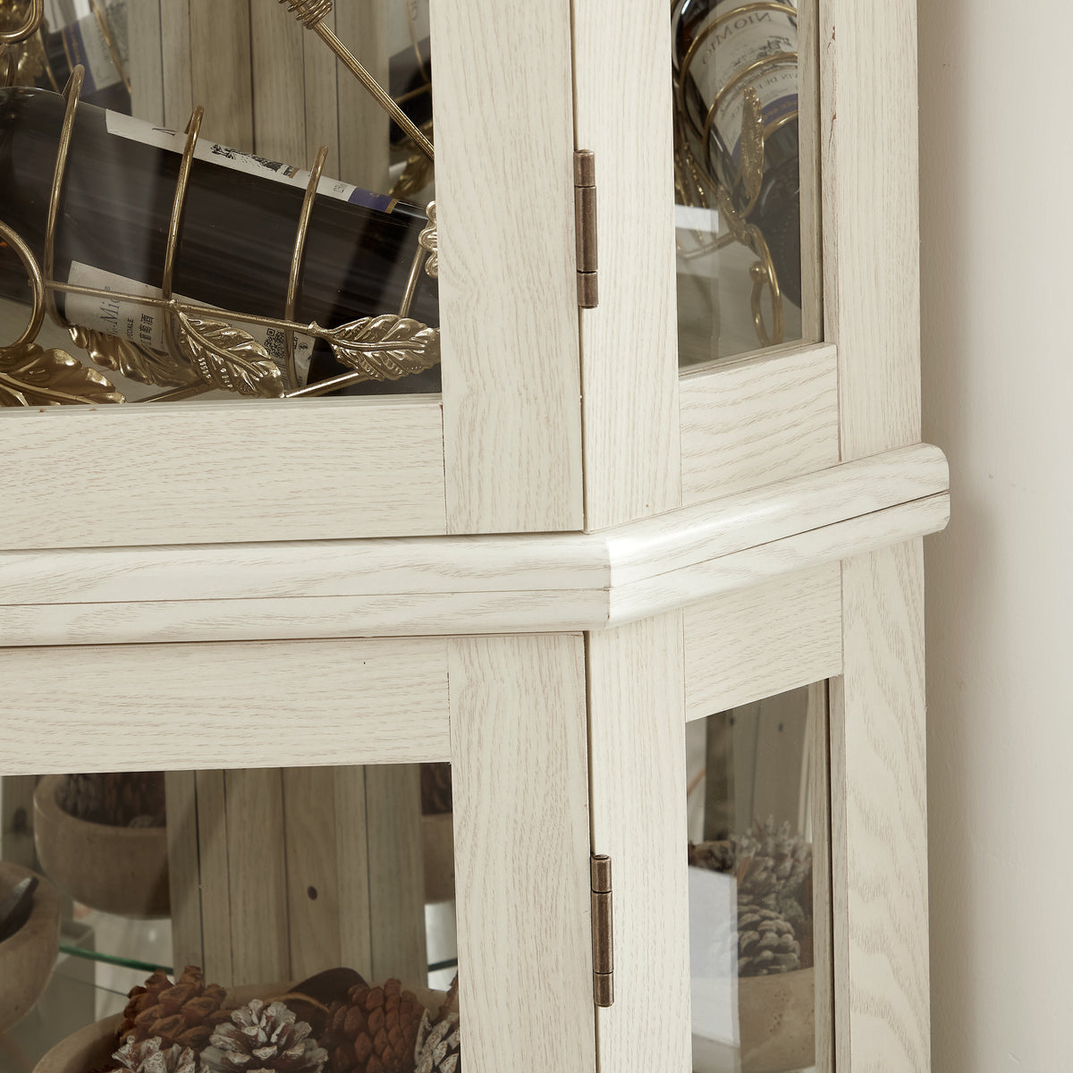 Lighted Corner Curio Cabinet