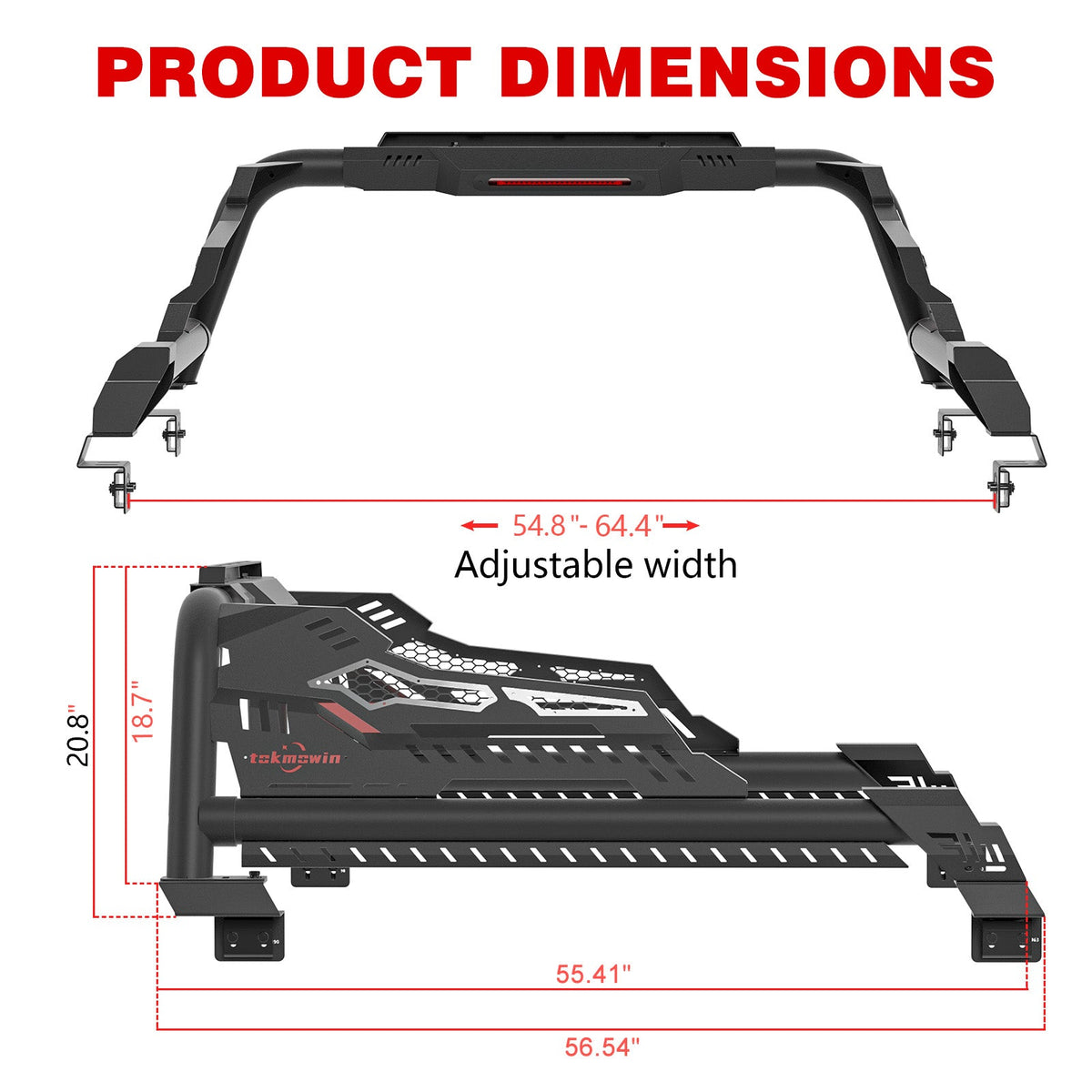 Universal Truck Bed Roll Bar