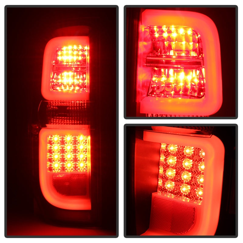 Spyder Toyota Tundra 2014-2016 Light Bar LED Tail Lights Black Smoke ALT-YD-TTU14-LED-BSM 5080202