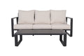 Three-Person Sofa + Rectangular Coffee Table