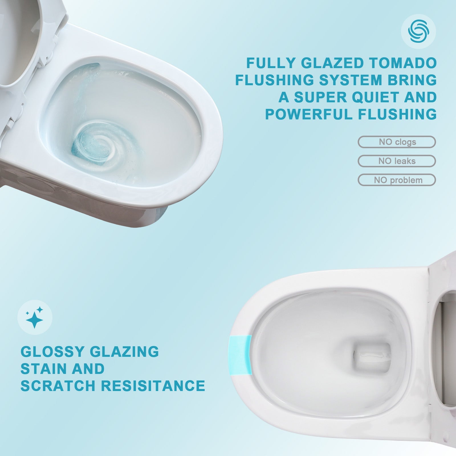 Ceramic One Piece Toilet for Bathroom