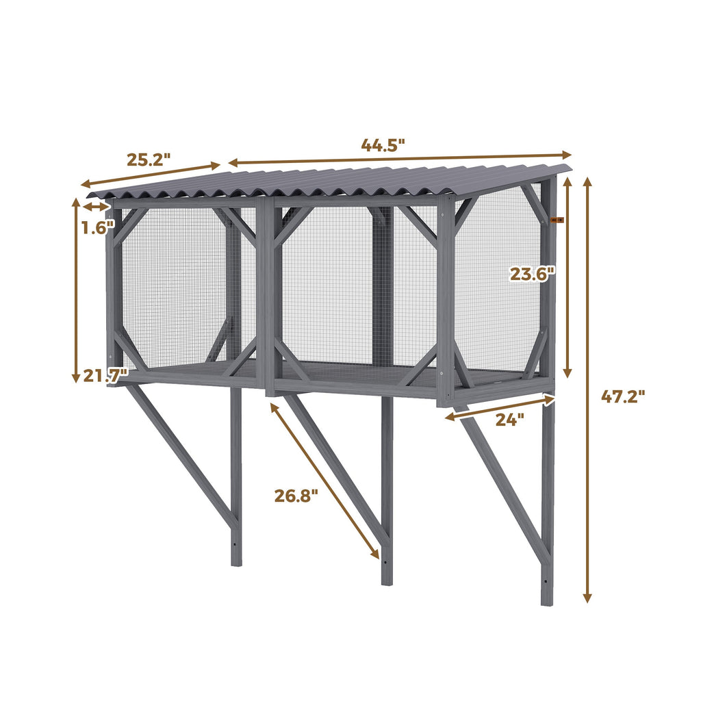 Cat Catio Window Perch for Large Indoor Cats