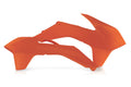 Acerbis 13-16 KTM SX125/150/ SX250/XC/ SX-F/XC-F/ EXC/XC-W/XCF-W Radiator Shroud - Orange 2314250237