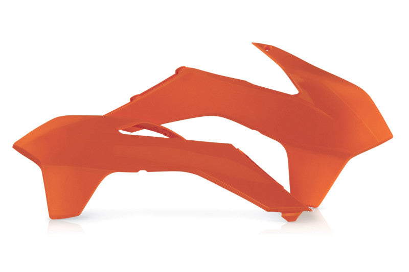Acerbis 13-16 KTM SX125/150/ SX250/XC/ SX-F/XC-F/ EXC/XC-W/XCF-W Radiator Shroud - Orange 2314250237