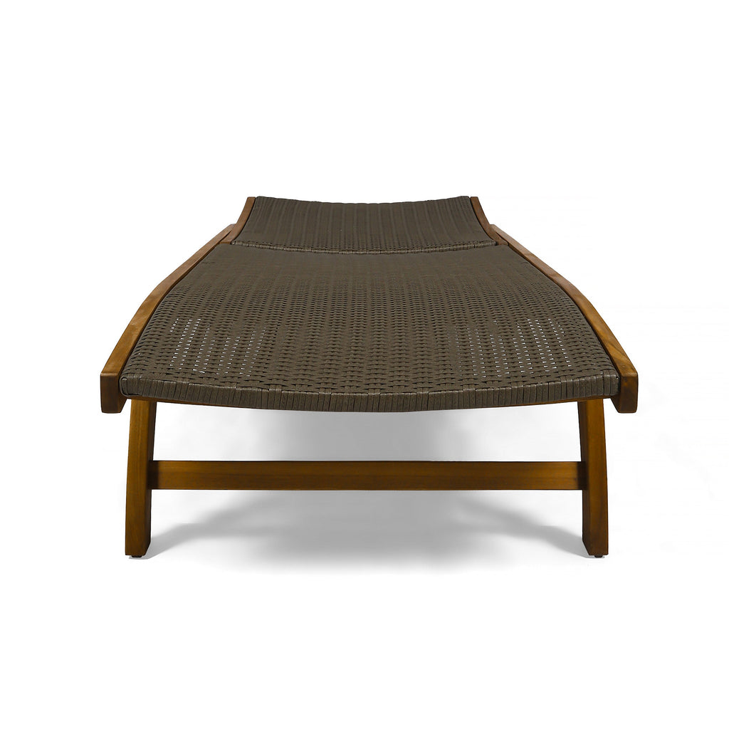 Banzai Chaise Lounge With Pull-Out Tray Set Of 2