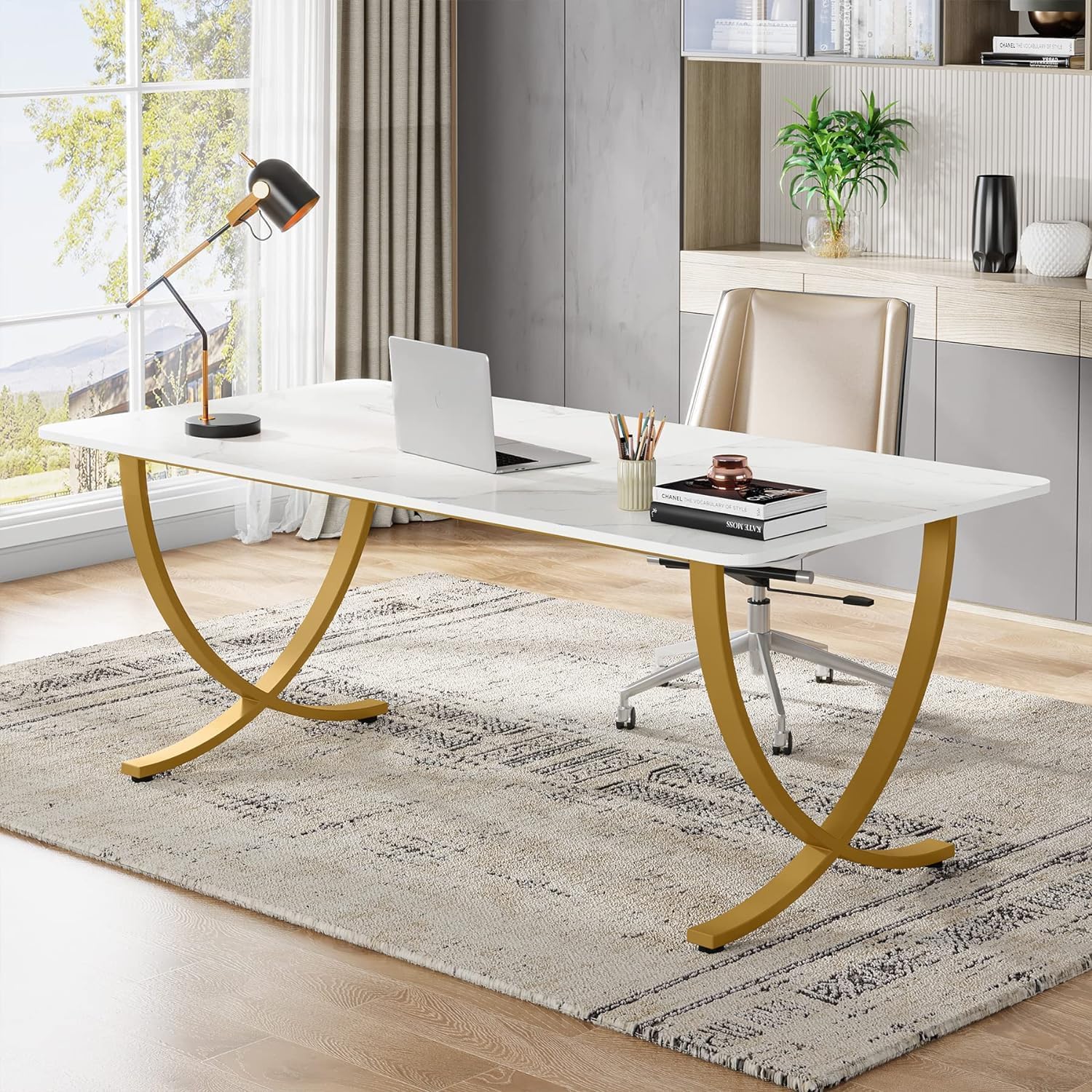 63" Executive Office Desk – Modern