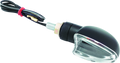 BikeMaster Ministalk Marker Light V-Shape - Black/Clear 266010