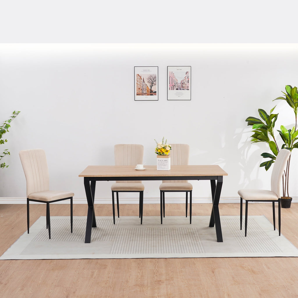 Dining Chairs Set of 4 Modern Velvet Upholstered Chairs