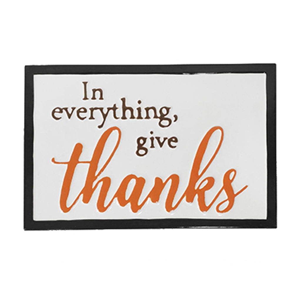 Set of 2 Thanks Wall Signs for Seasonal Decor