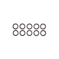Cometic Gasket Cometic Hd T/C 06-Up Dyna, 07-Up All 17,M8, Trans Output Seal,10Pk C9200