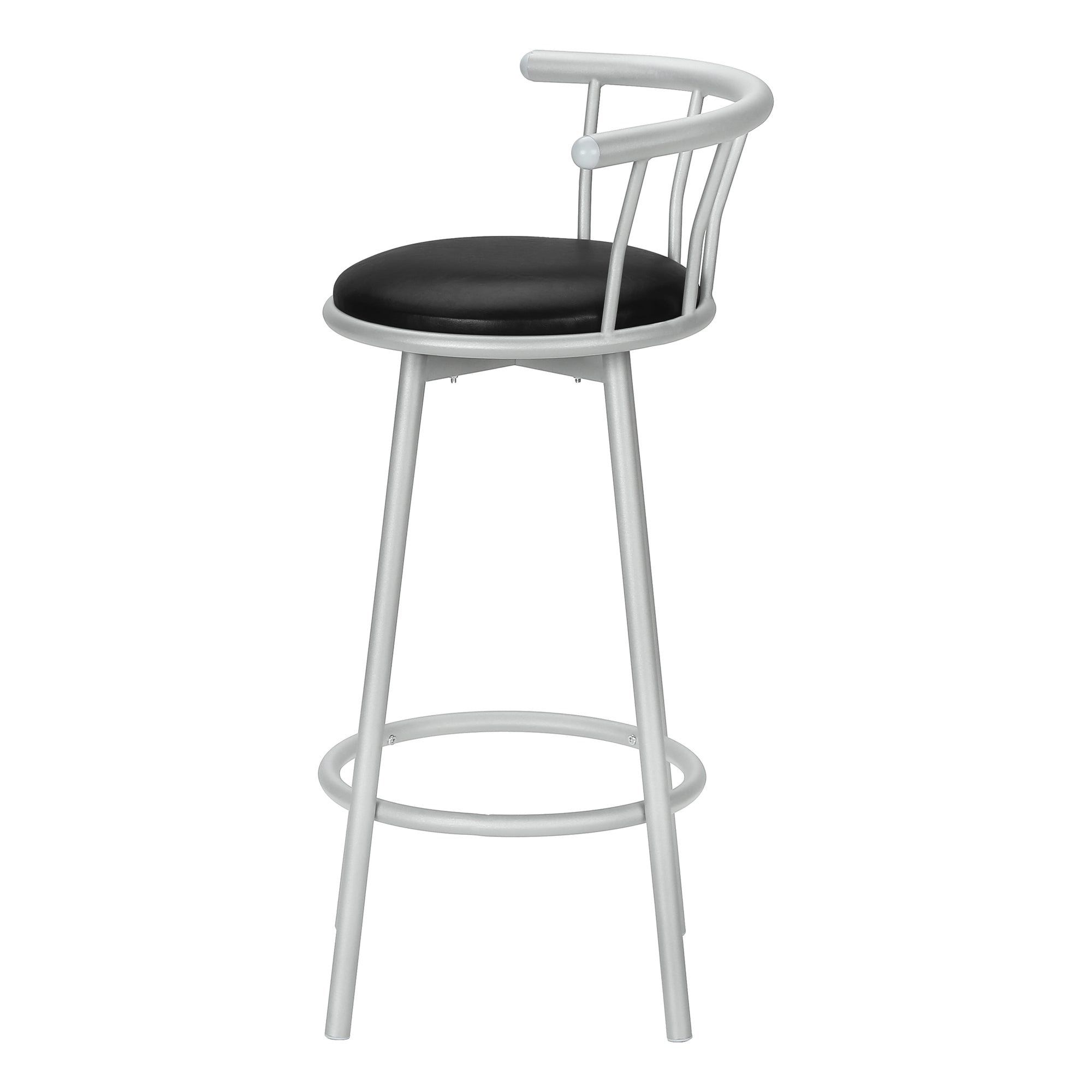 Barstool, Set Of 2, Swivel, Bar Height