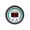 Autometer 52.4mm White Switchable 0-100 Fuel Level/8-18V Voltmeter Phantom Elite Digital Gauge 6709-PH