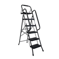 Folding Step Ladder with Wide Anti-Slip Pedal