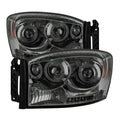 Spyder Dodge Ram 1500 06-08/Ram 2500 06-09 Projector Headlights LED Halo LED Smke PRO-YD-DR06-HL-SM 5010025