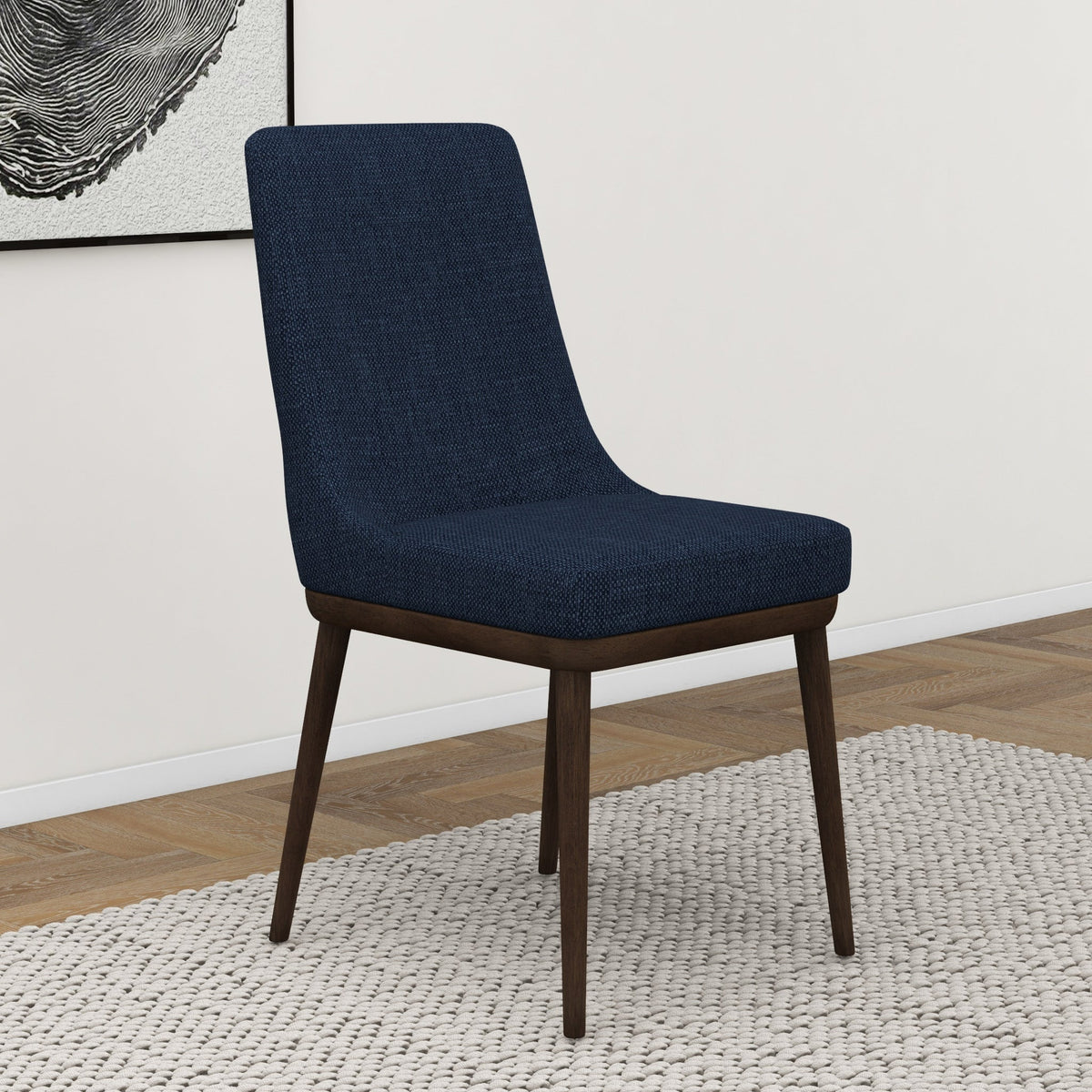 Minimalist Kate Mid-Century Modern Dining Chair (Set of 2)