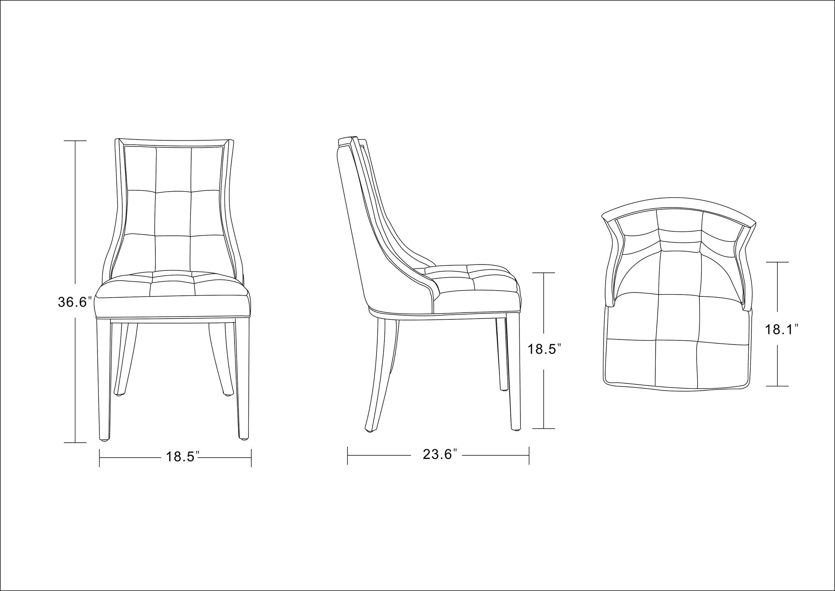 Fifth Avenue Wood Upholstered Dining Chair in Antique