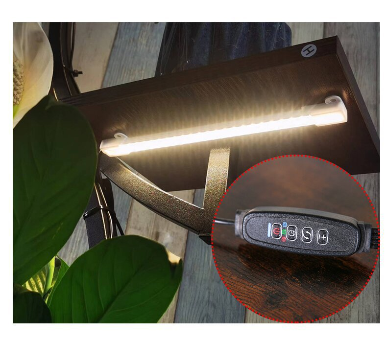 8 Tiered Indoor Plant Stand with Grow Lights