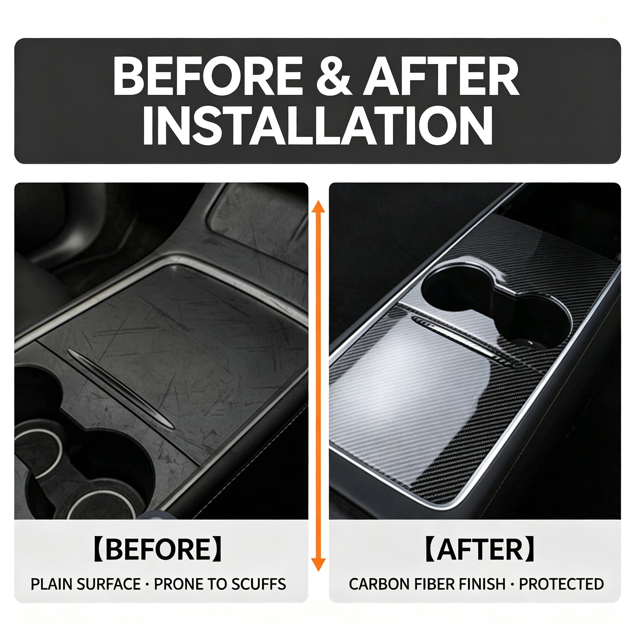 Applicable To Tesla ModelY3 Central Control Interior Trim Strip Instrument Panel Inner Door Trim Strip Refresh 3 Central Control Trim Strip