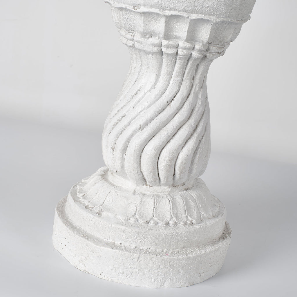 16.54" Garden Bird Bath Statue, Resin