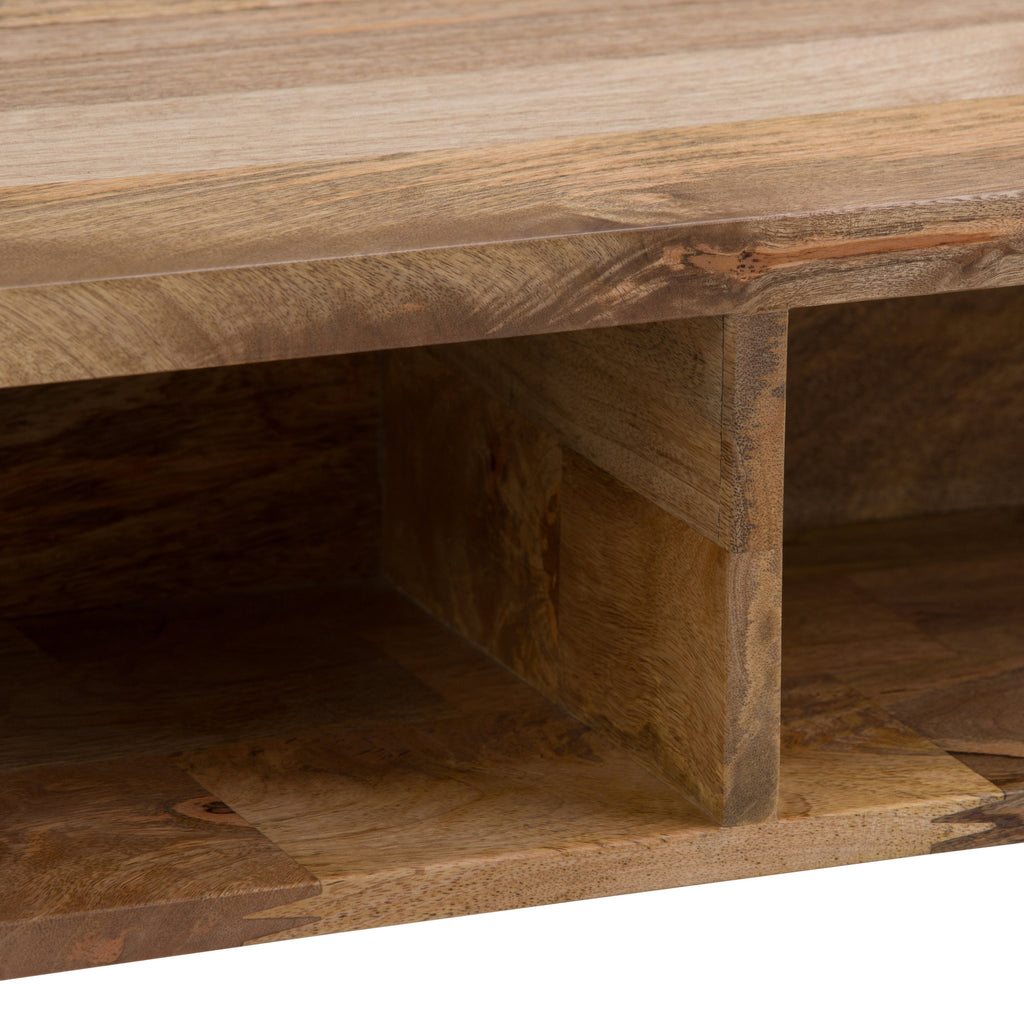 Hunter 48 Inch Wide Solid Mango Wood Lift Top Coffee Table