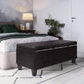Afton Storage Ottoman Bench - Tanners