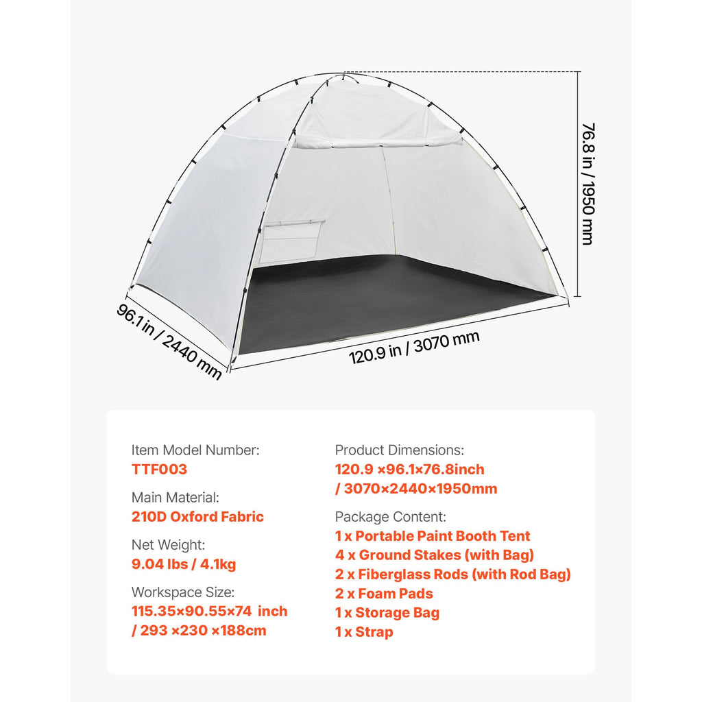 Portable Paint Booth Tent