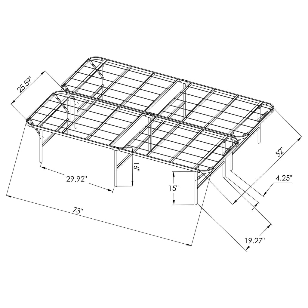 Black Full Platform Bed