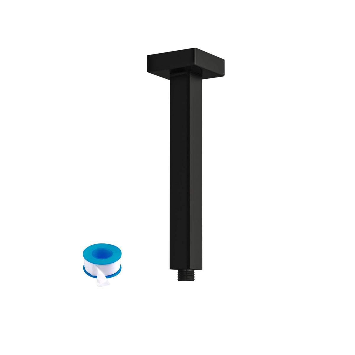 8" Ceiling Mounted Shower Arm With Flange, Matte