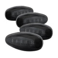 SPYDER Xtune Chevy Silverado 99-13 Dually 2 Red LED Amber LED Side Fender Lights Smoke ACC-LED-GMD99-SL-SM 9924682