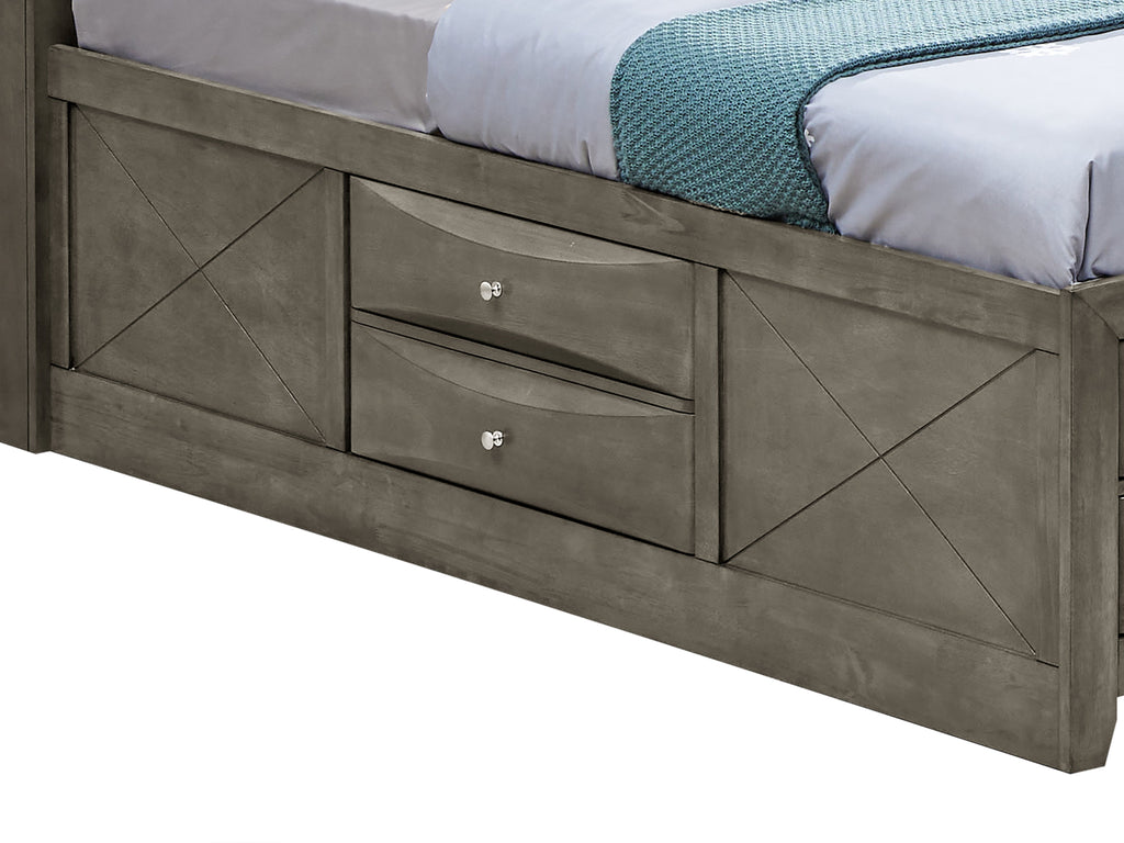 Stylish Contemporary Twin Bed With Storage