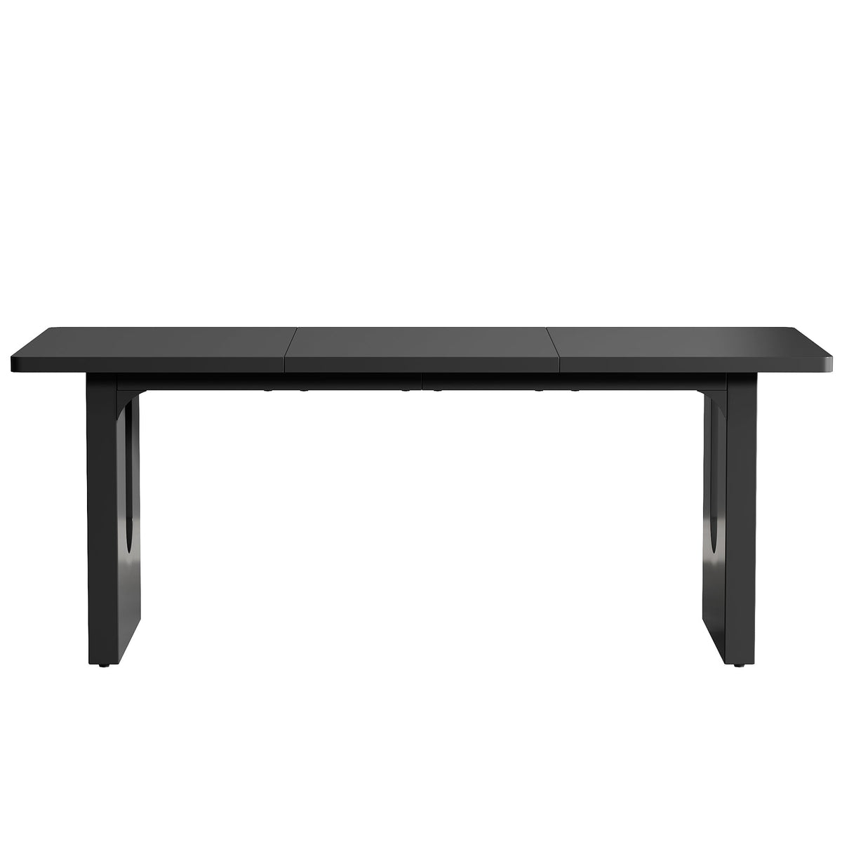 71" Modern Black Dining Table