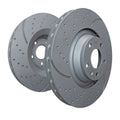 EBC Brakes USR7210 - Ultimax Slotted Vented Rear Disc Brake Rotors, 2-Wheel Set