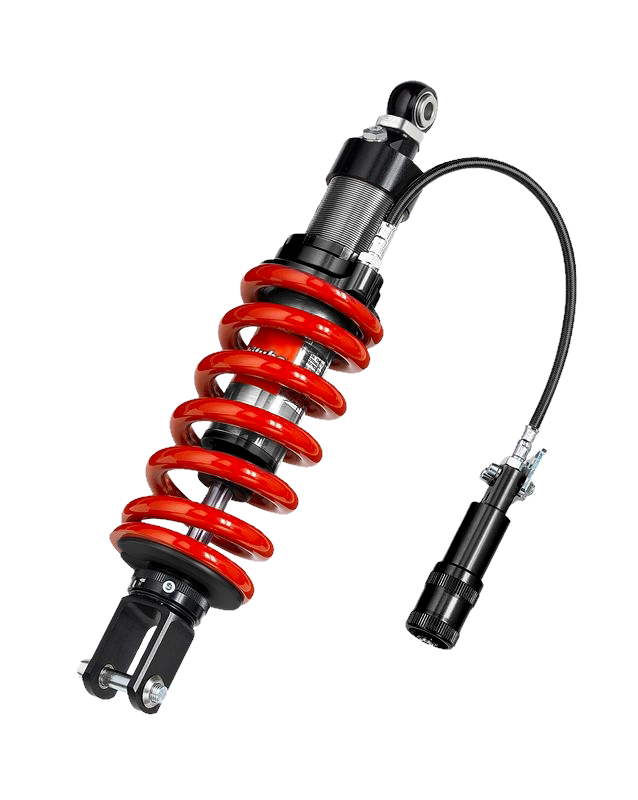 Bitubo Suspension Bitubo XZE3 Monoshocks Adjustable: Hydraulic Spring Preload, Rebound, Length, Red Spring T0020XZE31