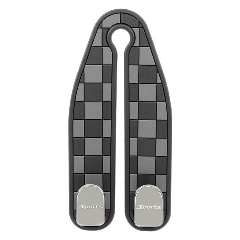 Rear Backrest Front-row Multi-functional Hidden Storage With Dual Hooks