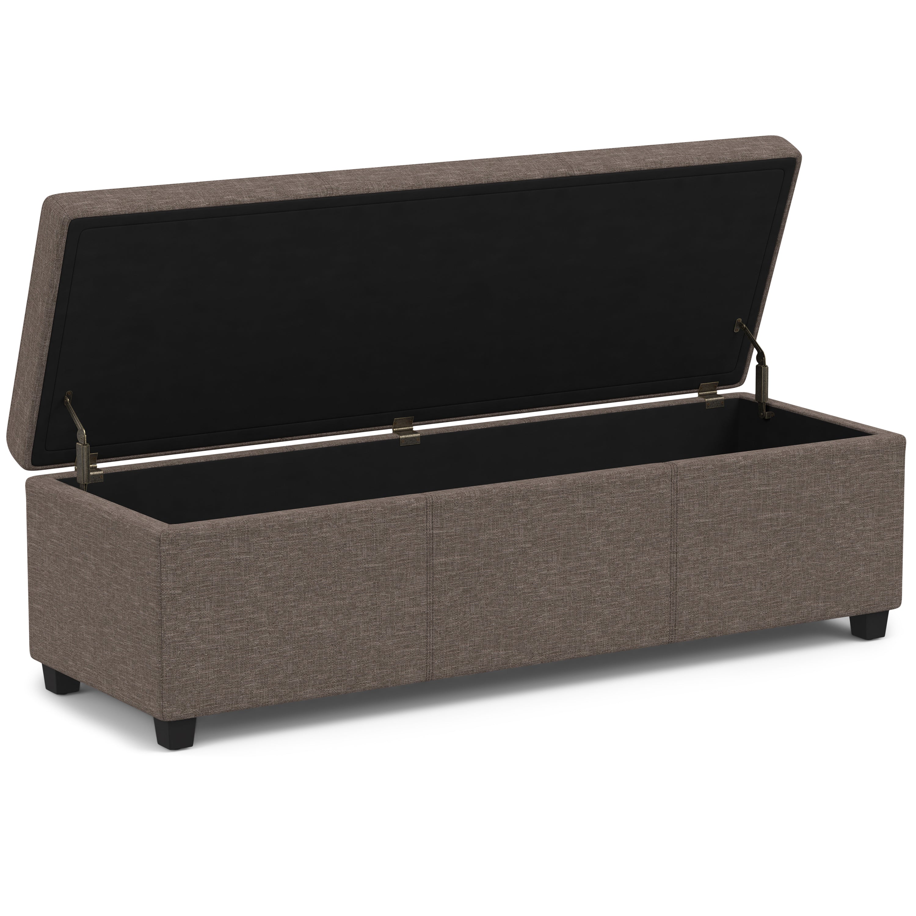 Avalon Extra Large Storage Ottoman Bench - Fawn