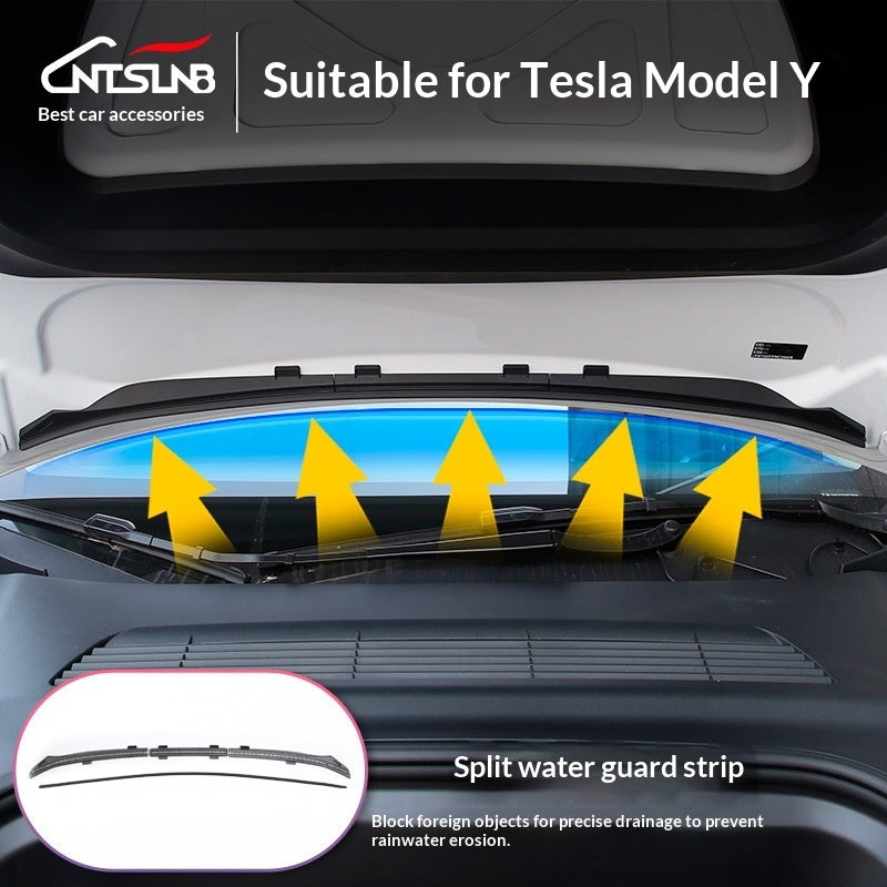 Waterproof Strip For The Front Hood, Tesla Front Hood Water Deflector