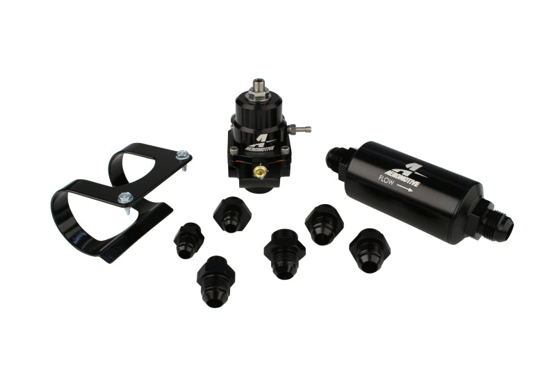 Aeromotive Bypass Carb Regulator System, Fuel, Stealth, Filter, Filter Bracket