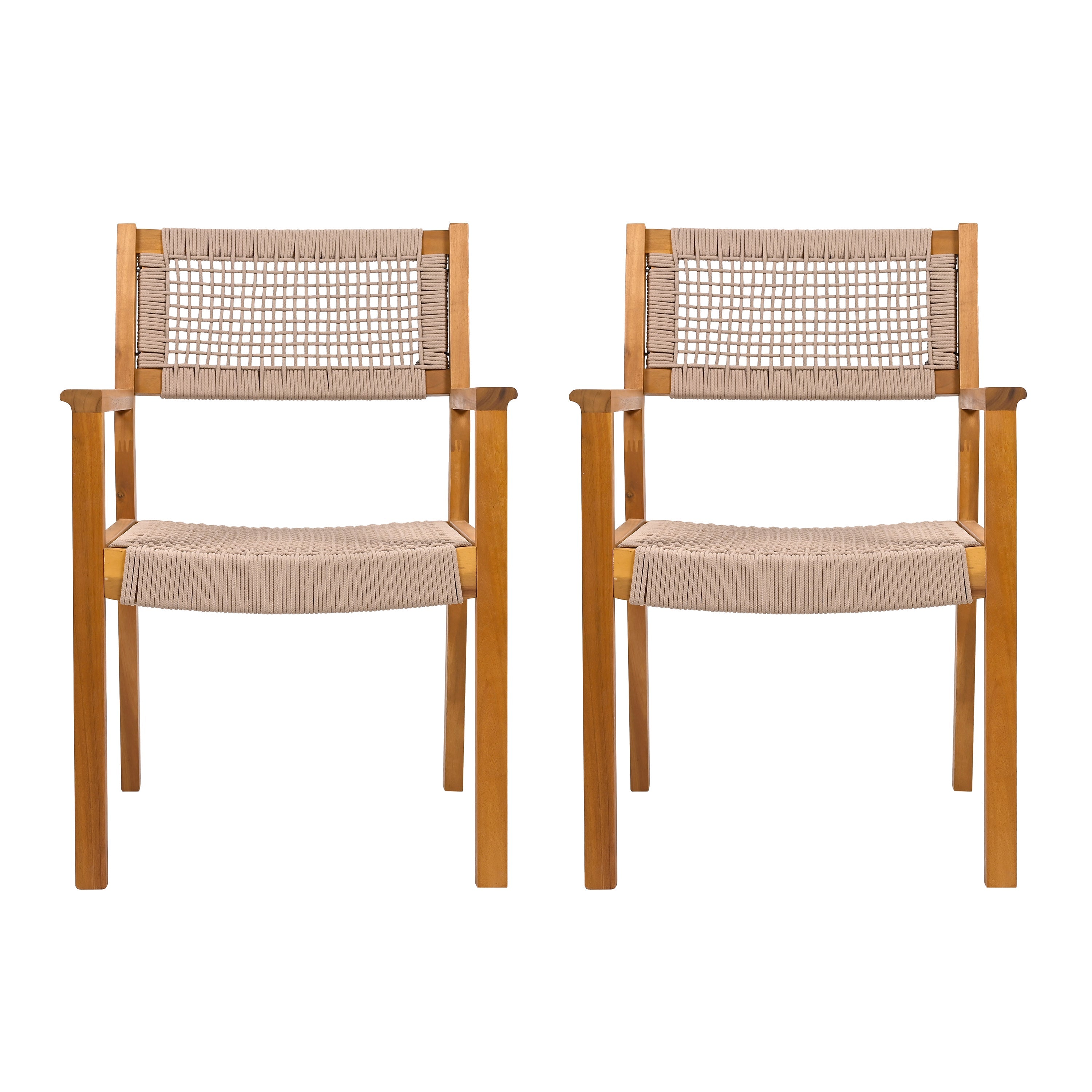 Braided Dining Chair - Set of 2