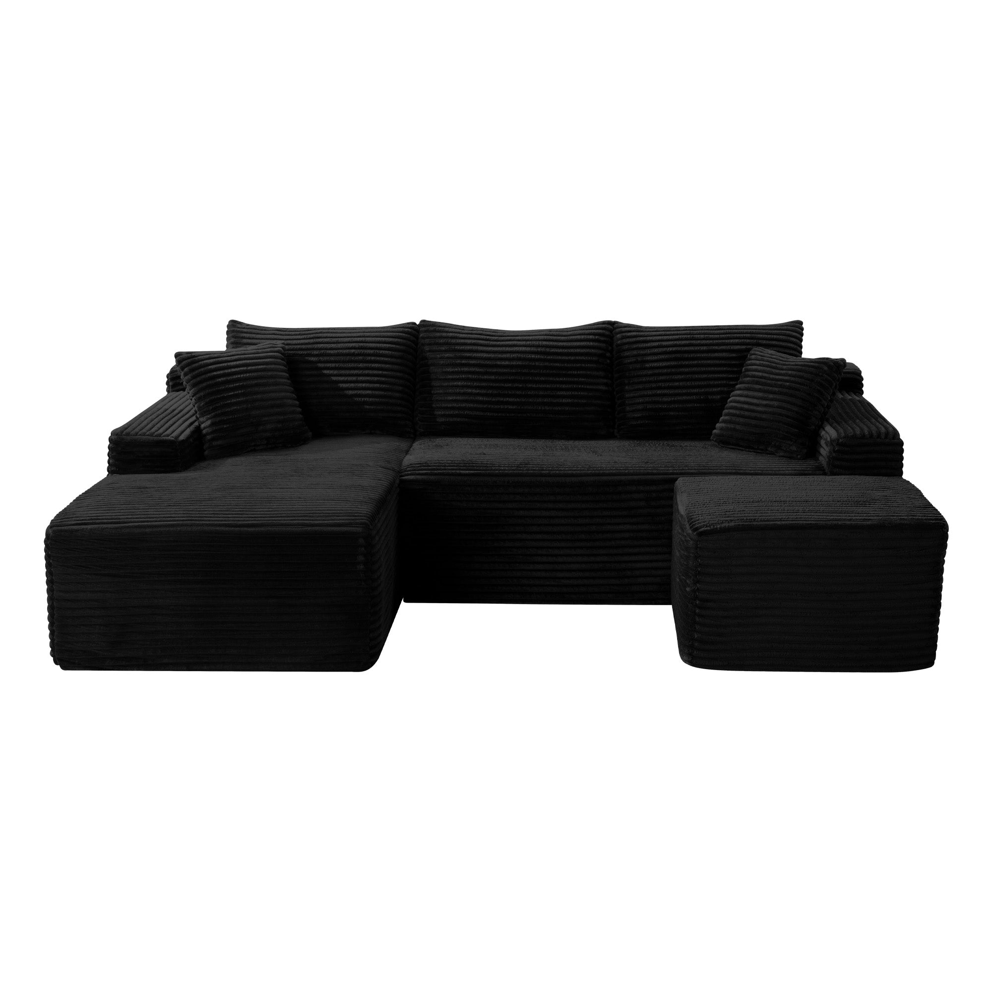 106.3" U-Shaped Cloud Sectional Sofa