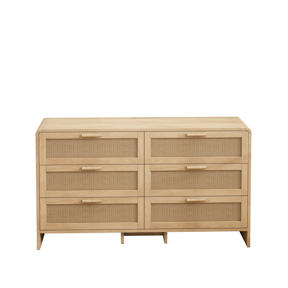 51.18'' Arc Shaped Corner Rattan Cabinet