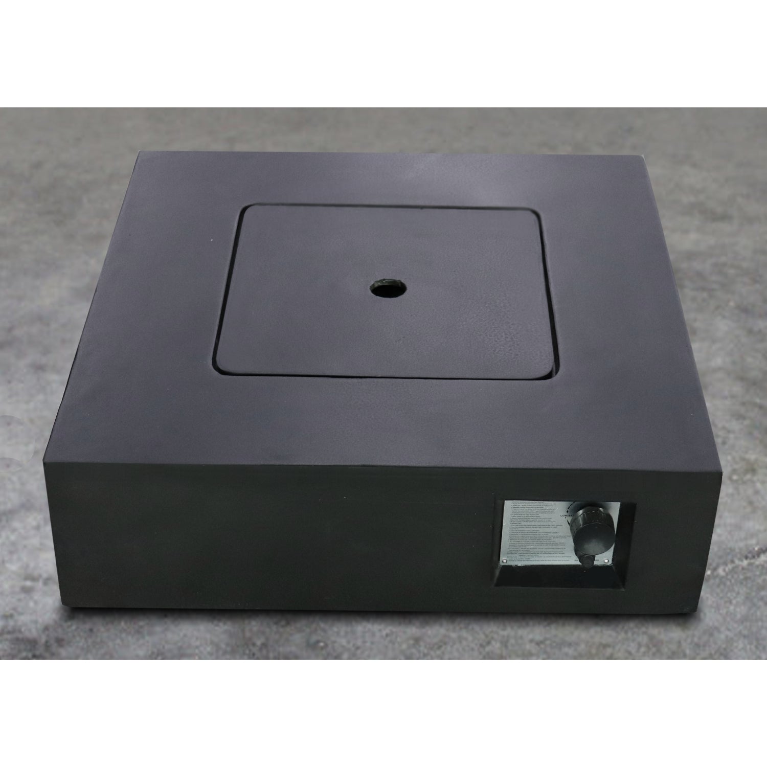 Fiber Reinforced Concrete Propane Gas Fire Pit Table