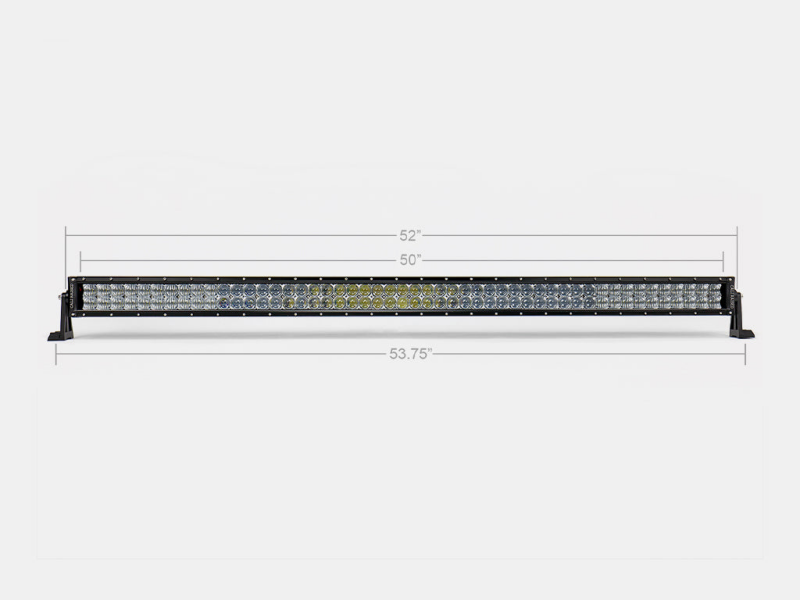 Cali Raised LED Cali Raised 52 Curved 5D Dual Row 5D Optic Osram Led Bar - Spot CR2320