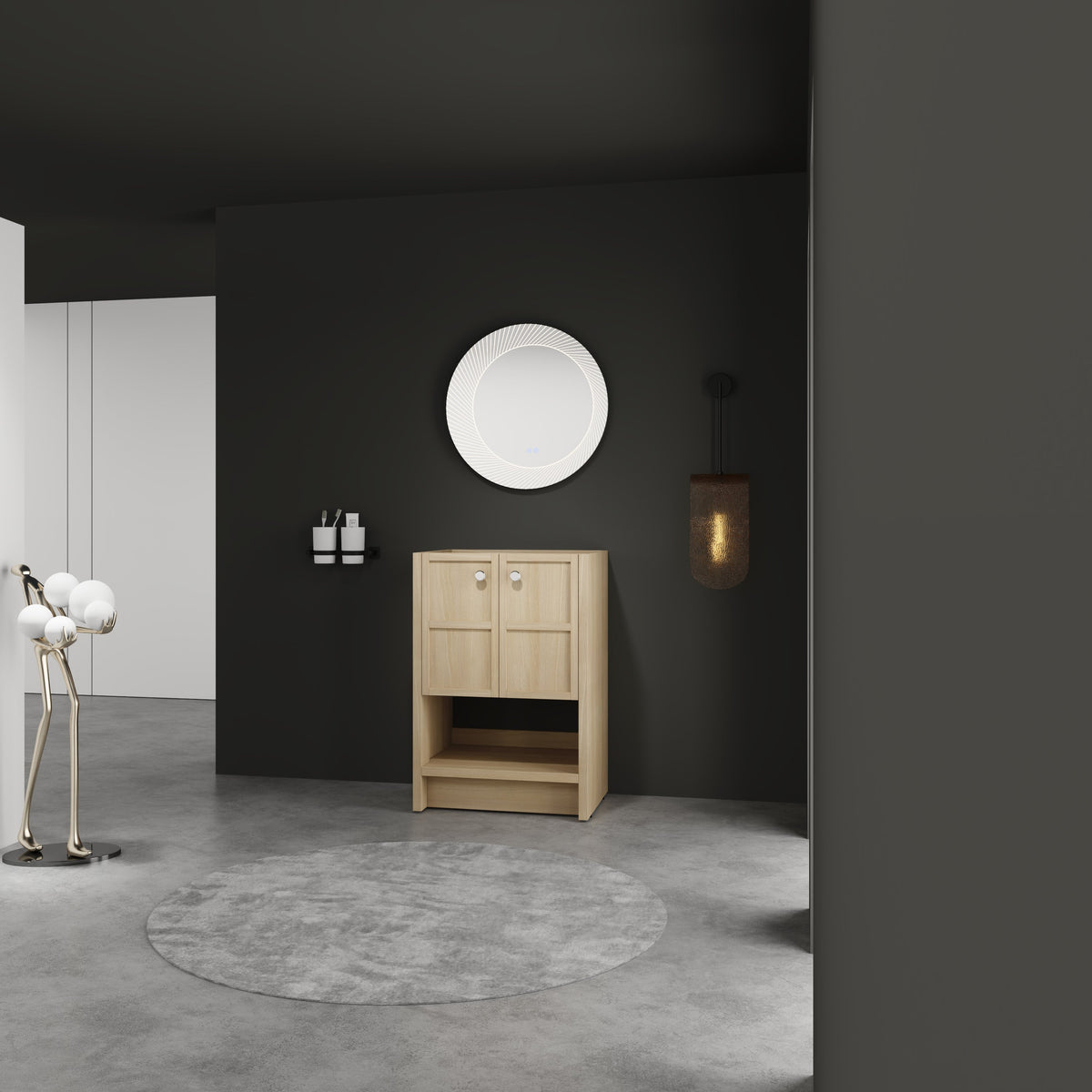 24" Freestanding Bathroom Vanity