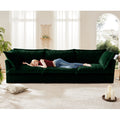Modern 3 Seater Slipcovered Sofa Couch