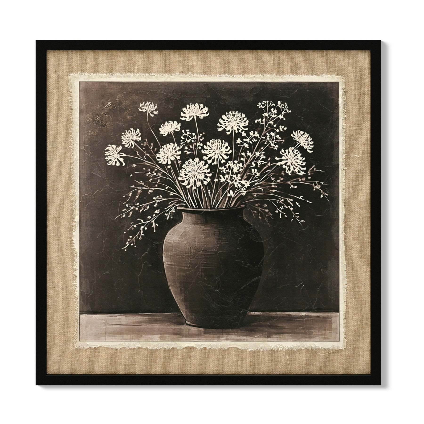 Artistic Path Abstract Flower Bouquet Wall Art
