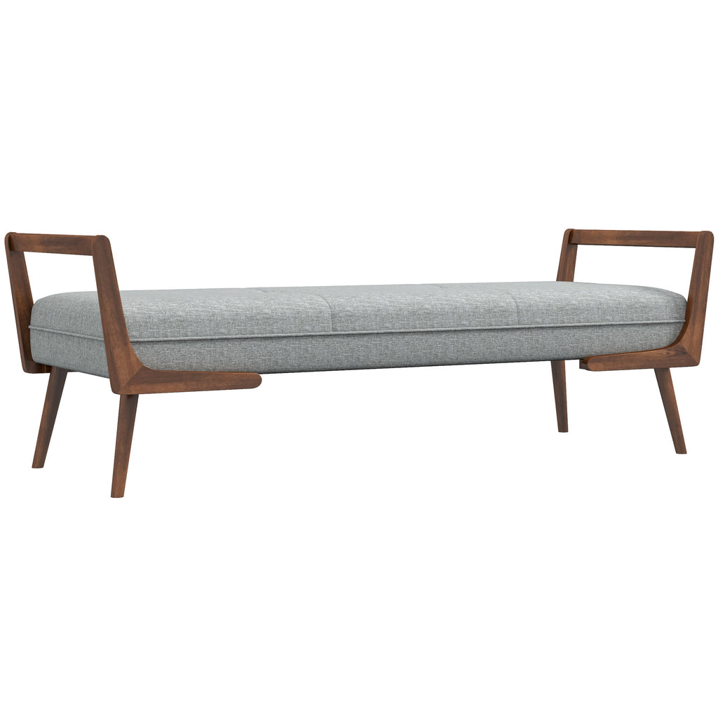 Modern Cora Mid Century Modern Bench