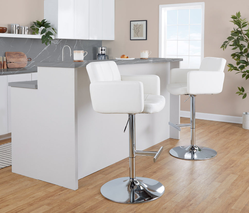 Stout Contemporary Adjustable Barstool with Swivel