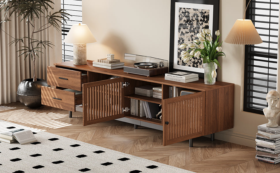 78 Inch Modern TV Stand for TVs up to 85"